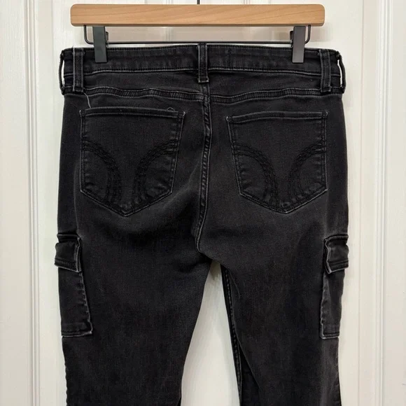 Black Vintage Flare Jeans | Hollister 9/8S - Picture 8 of 10